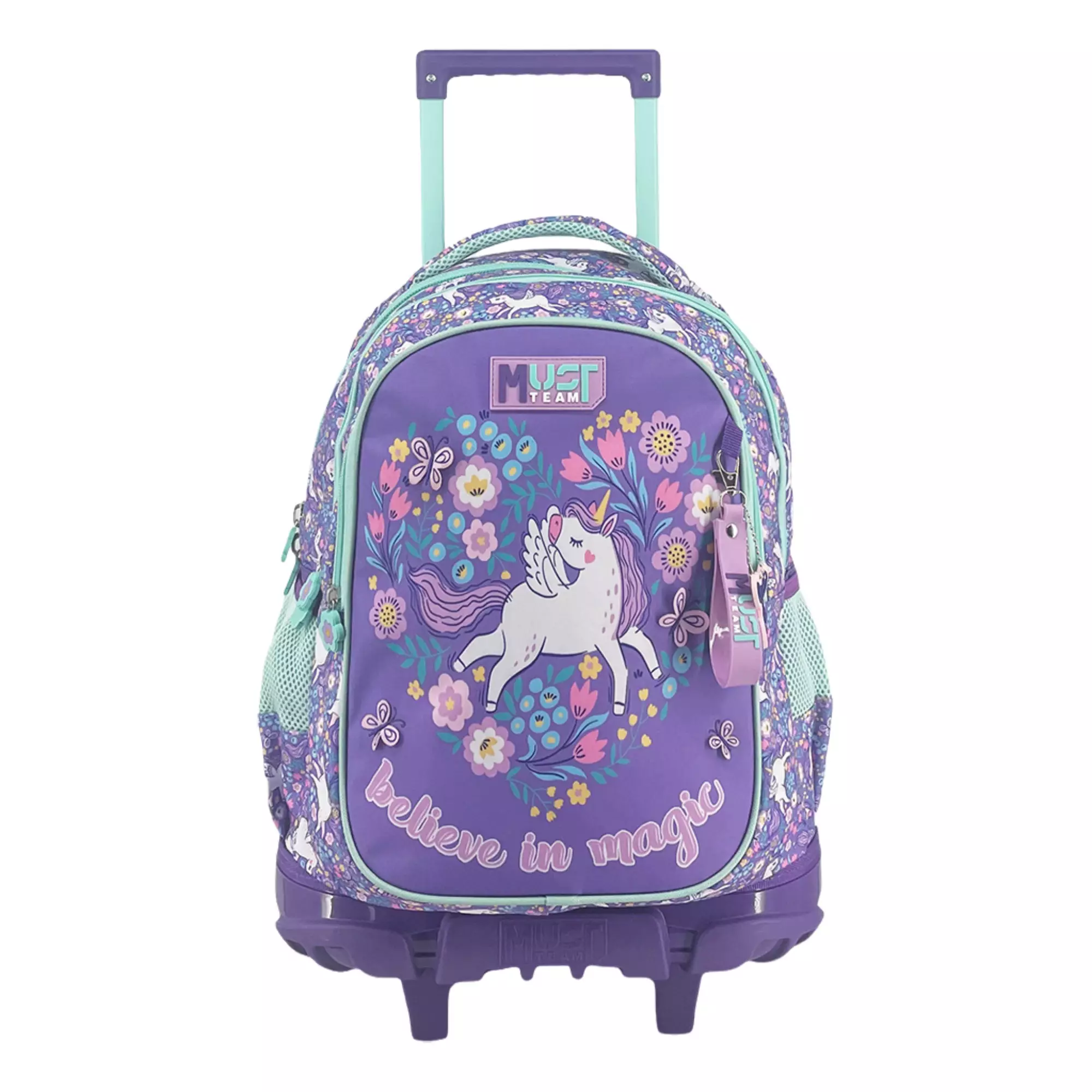 Sac à dos école avec chariot unicorn Must