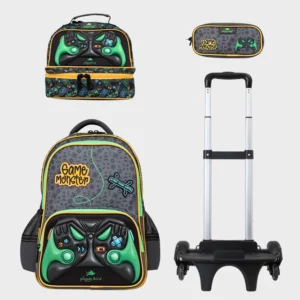 Sac à dos game avec chariot 3 pcs GLOSSY BIRD