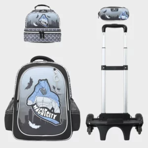 Sac à dos glossy bird 3 pcs avec chariot