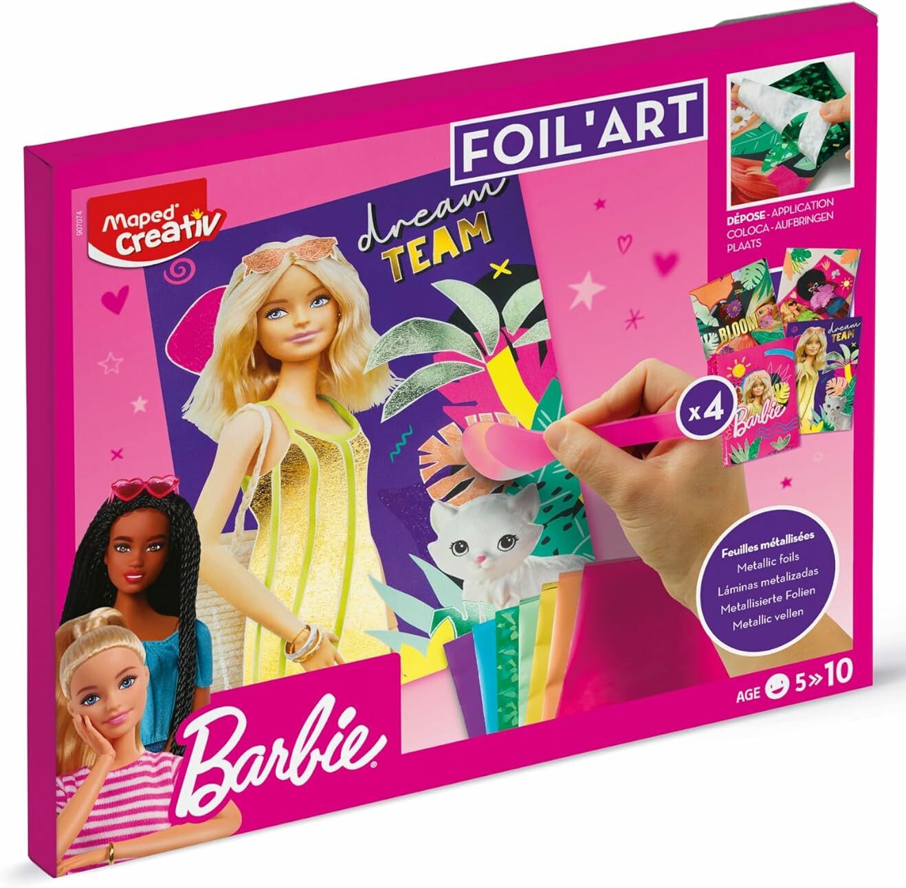 Foil Art Barbie Maped