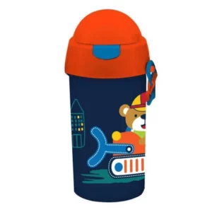 Gourde plastique 500 ml avec paille MUST