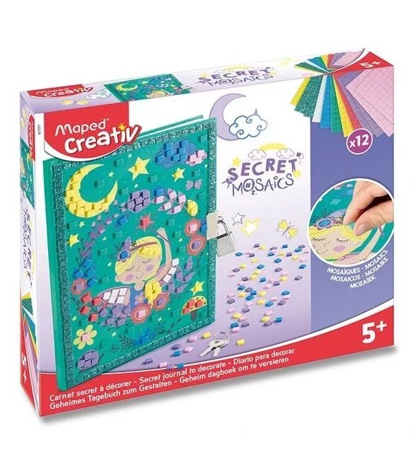 Carnet secret en mosaïque Maped