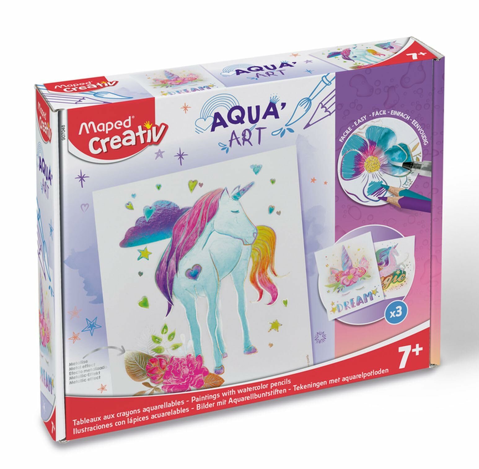 Pack Aquarelle Licornes Maped