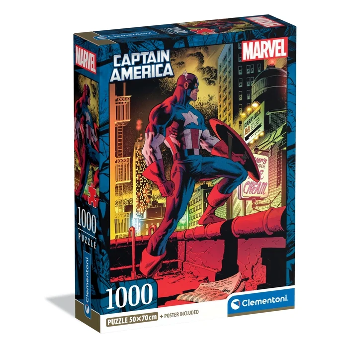 Puzzle 1000 pcs Captain America Clementoni