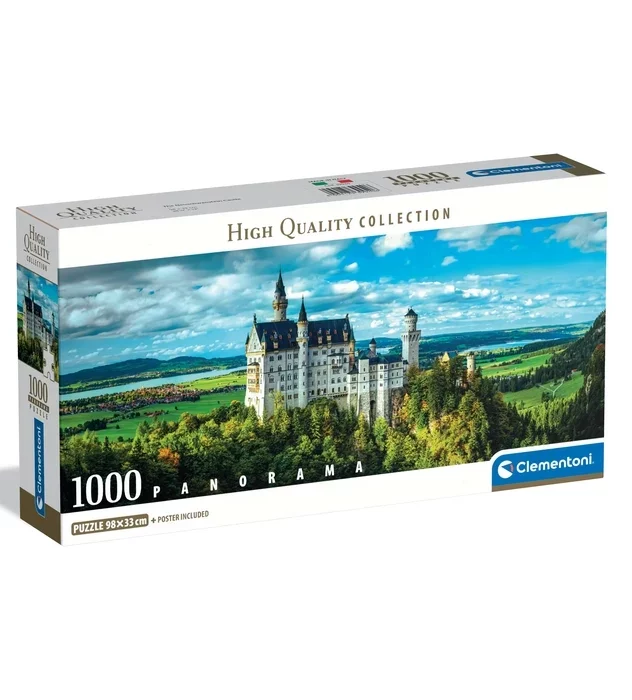 Puzzle 1000 pcs Château de Neuschwanstein Clementoni