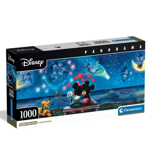 Puzzle 1000 pcs Mickey & Minnie Clementoni