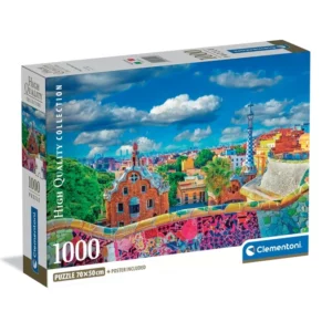 Puzzle 1000 pcs Parc Güell Barcelone Clementoni