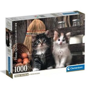 Puzzle 1000 pcs lovely kittens Clementoni