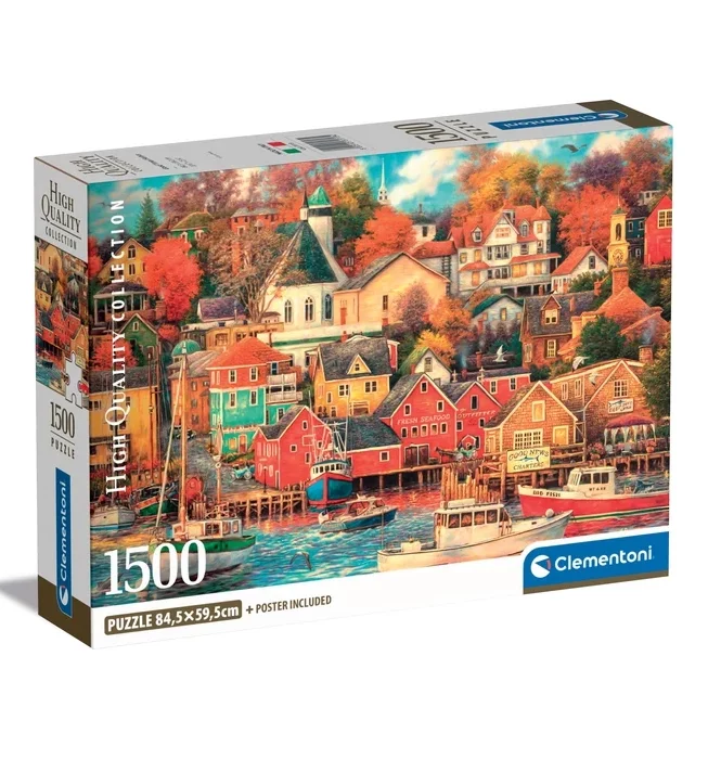 Puzzle 1500 pcs Good times Harbour Clementoni