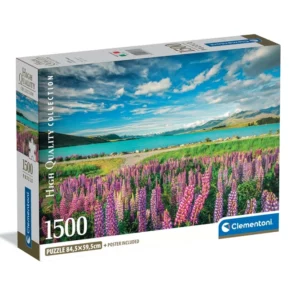 Puzzle 1500 pcs lac Tekapo Clementoni