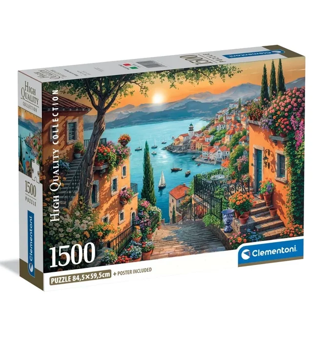 Puzzle 1500 pcs Steps To The Harbor Clementoni