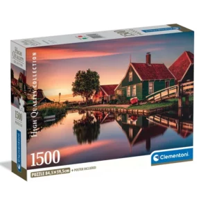 Puzzle 1500 pcs Zaanse Schans Clementoni