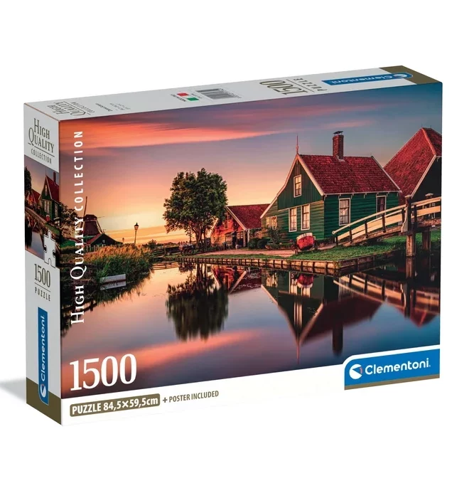 Puzzle 1500 pcs Zaanse Schans Clementoni