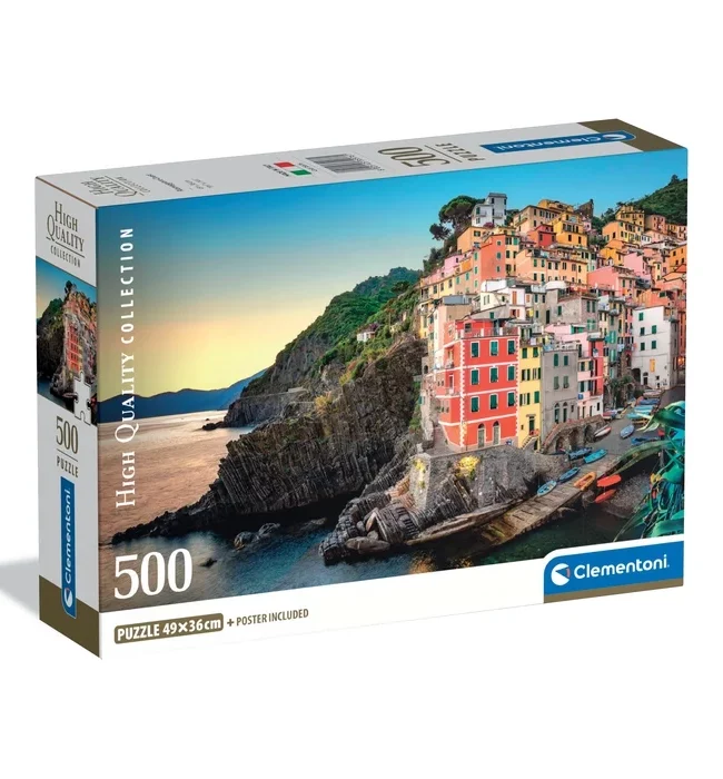 Puzzle Riomaggiore italie 500 pcs Clementoni