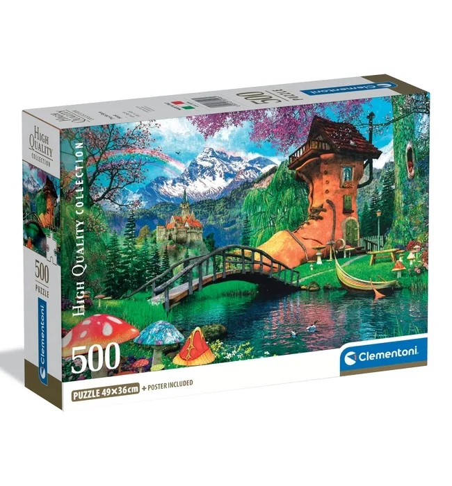 Puzzle la vieille maison 500 pcs Clementoni