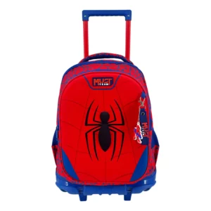 Sac à dos école avec chariot spiderman Must