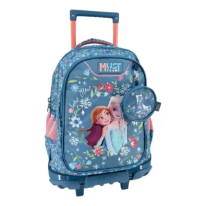 Sac à dos école avec chariot frozen Must