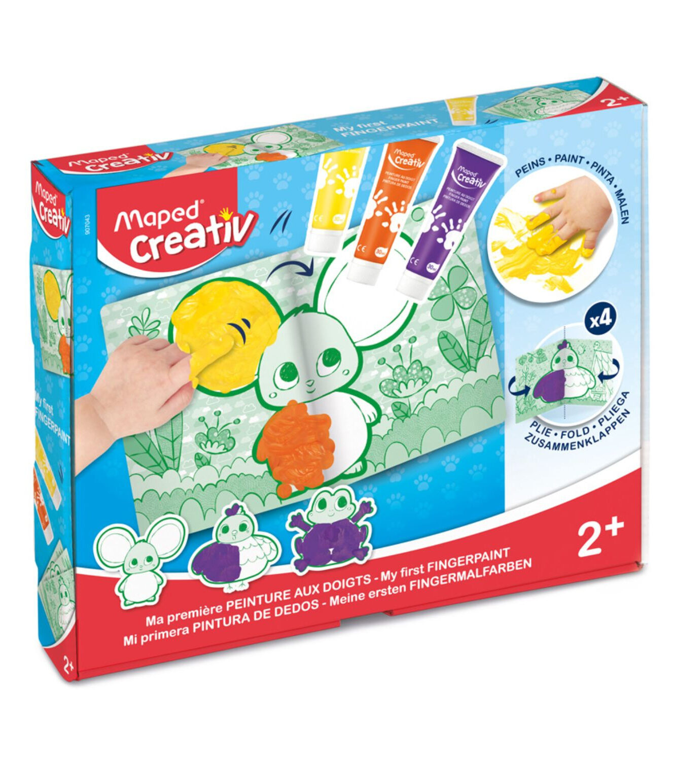 Premier kit de peinture aux doigts Maped