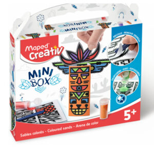 Mini box Coloured sands Maped