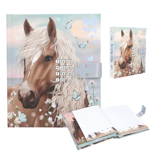 Carnet Journal sonore à code secret Miss Melody