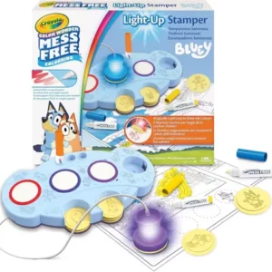 Coffret Pochoirs lumineux Bluey Crayola