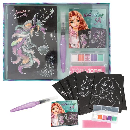 Coffret d'aquarelles métalliques TOPModel
