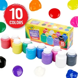 Coffret de peinture néon lavable Crayola