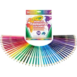 Crayons de Couleur 50 Pcs Crayola