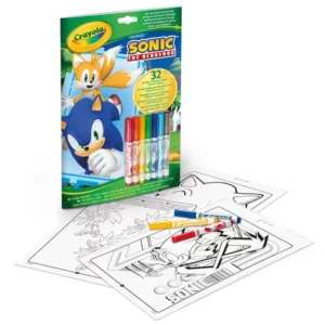 Livre de Coloriage Sonic Crayola