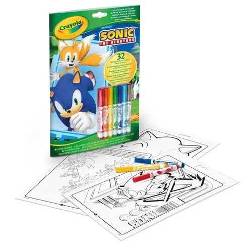 Livre de Coloriage Sonic Crayola