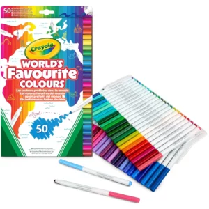 Marqueurs lavables 50 Pcs Crayola