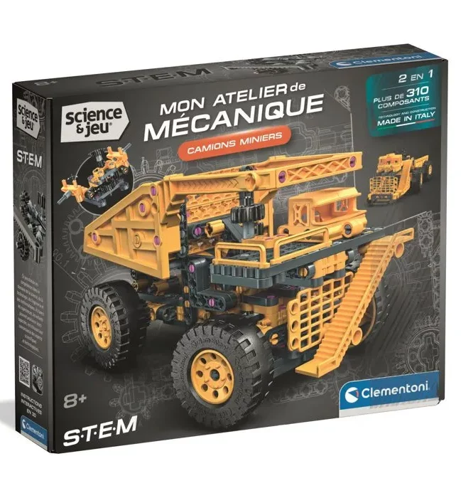 Mon atelier de mécanique Camions Miniers Clementoni