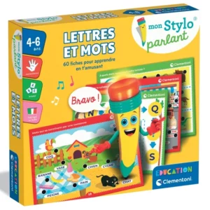 Mon stylo parlant Lettres et Mots Clementoni