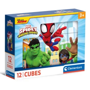 Puzzle 12 cubes Spidey Clementoni