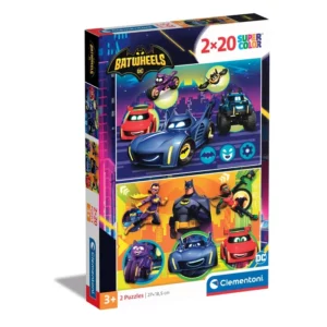 Puzzle 2x20 pcs Batwheels Clementoni