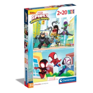 Puzzle 2x20 pcs Spidey Clementoni