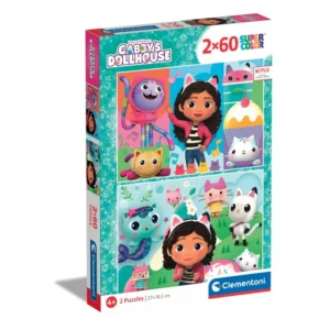 Puzzle 2x60 pcs Gabby Clementoni