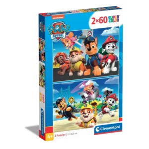 Puzzle 2x60 pcs Paw Patrol Clementoni