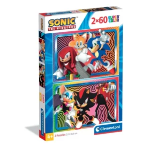 Puzzle 2x60 pcs Sonic Clementoni