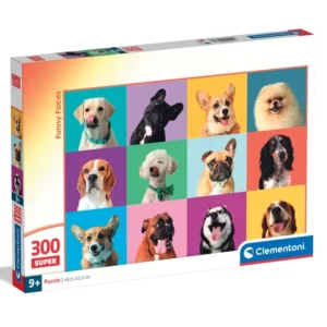 Puzzle 300 pcs Funny Faces Clementoni