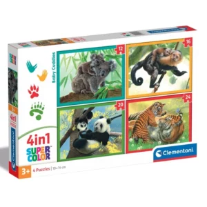Puzzle 3x48 pcs Baby Cuddles Clementoni
