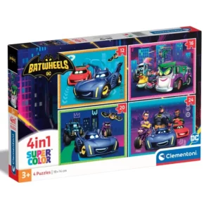 Puzzle 3x48 pcs Batwheels Clementoni