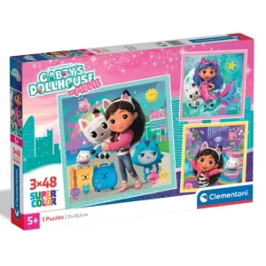 Puzzle 3x48 pcs Gabby Clementoni