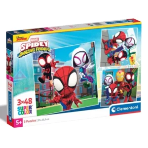Puzzle 3x48 pcs Spidey Clementoni
