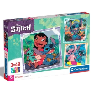 Puzzle 3x48 pcs Stitch Clementoni