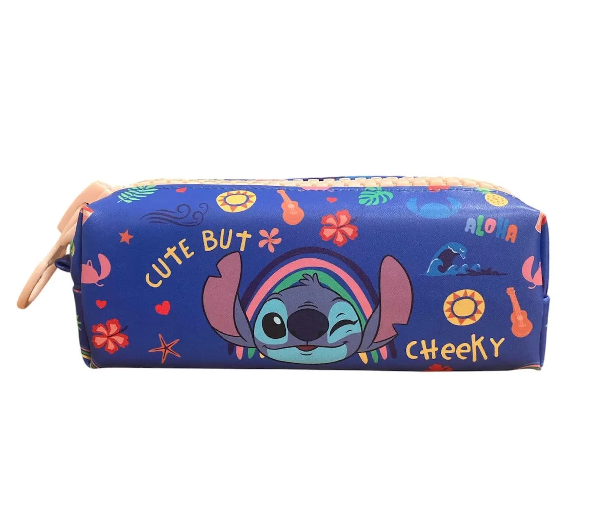Trousse stitch Pen School bleu