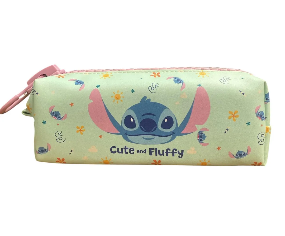 Trousse stitch Pen School pistache