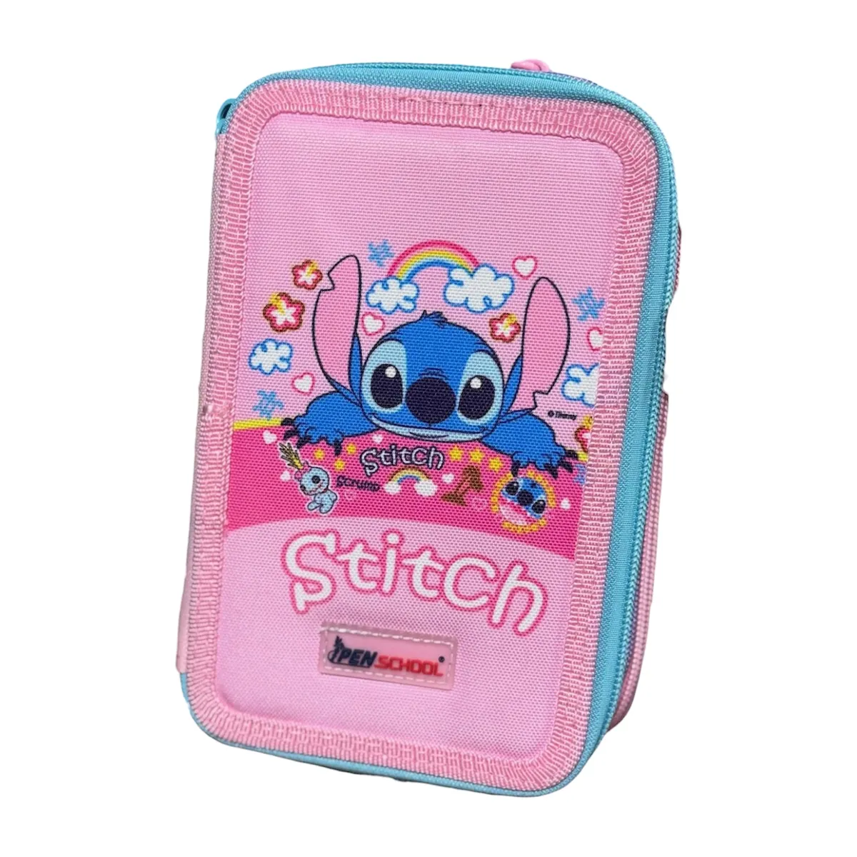 Trousse vide triple stitch Pen School rose