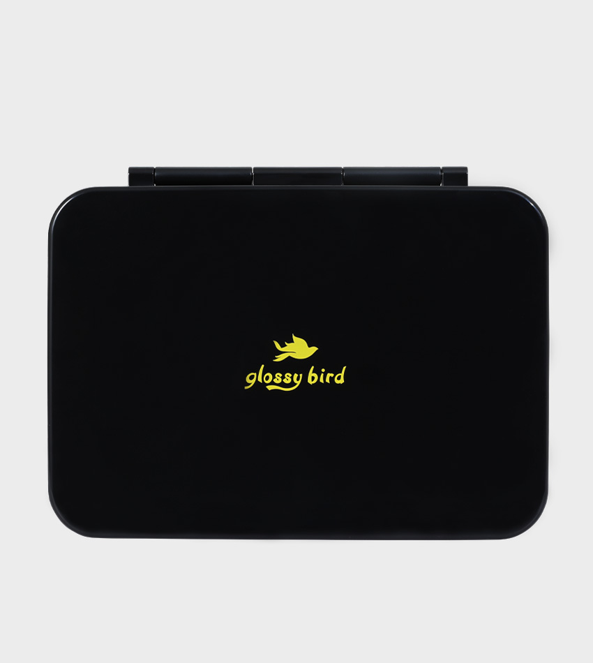 Lunch box Glossy Bird noir