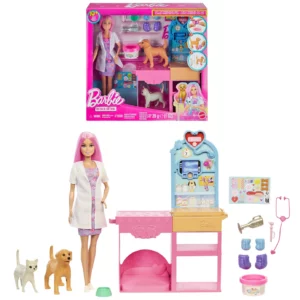 Poupée Barbie Clinique Vétérinaire